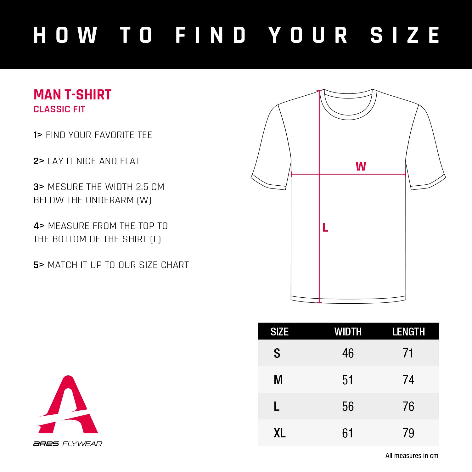 Ares Flywear. Paragliding T-Shirt.